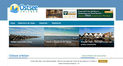 Desktop Screenshot of ostsee-erleben.net