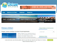 Tablet Screenshot of ostsee-erleben.net